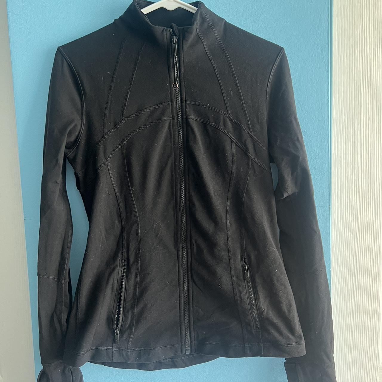 Size 8 Lululemon Black Define Jacket -lightly worn,... - Depop