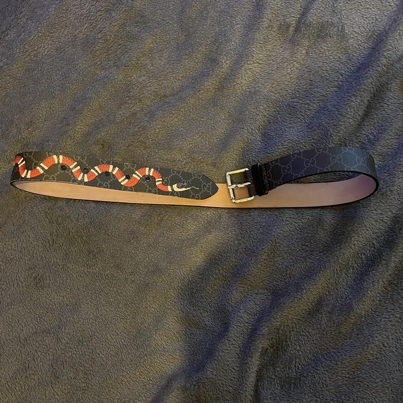 mens gucci belt snake