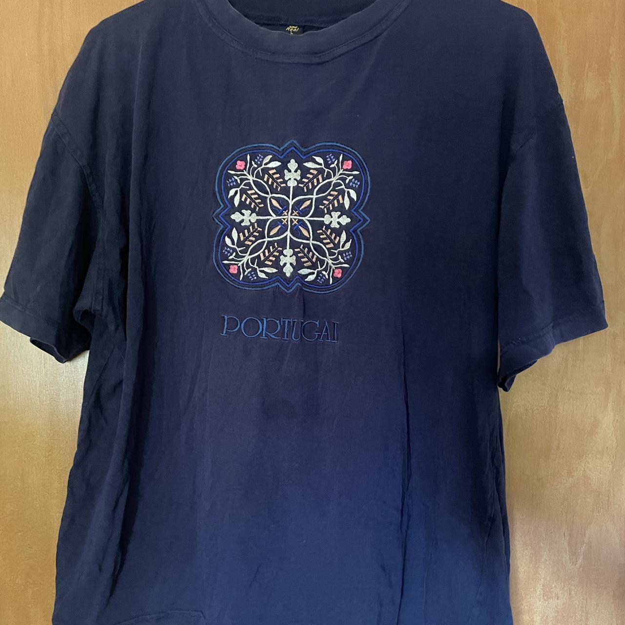 Womens Blue T Shirt Depop