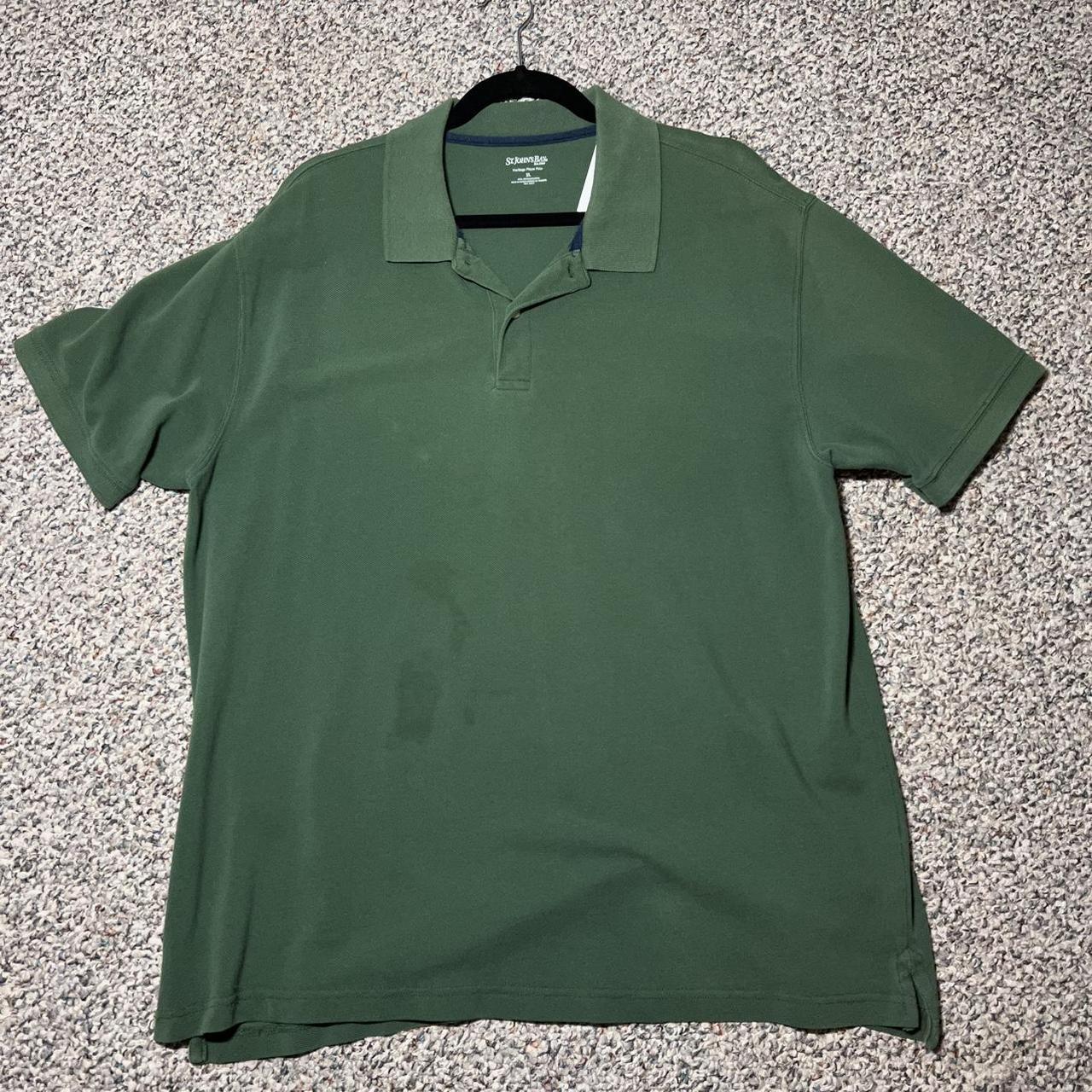 St. John's Bay Men's Green Polo-shirts | Depop