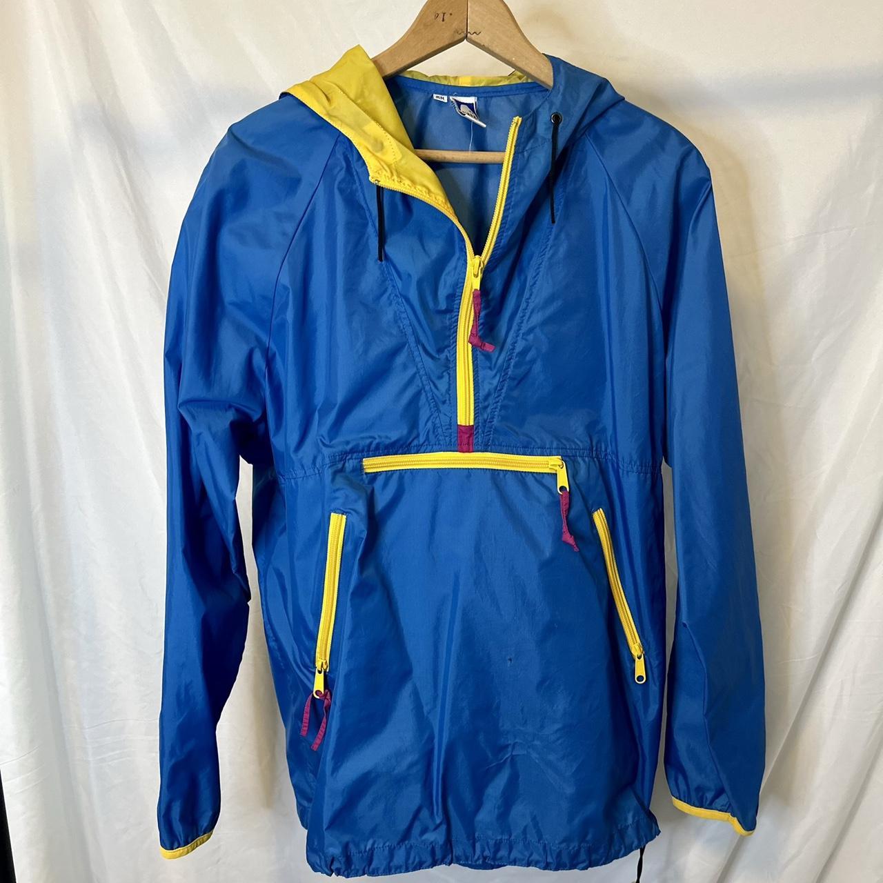 Vintage Retro Sierra Design Half Zip Windbreaker... - Depop