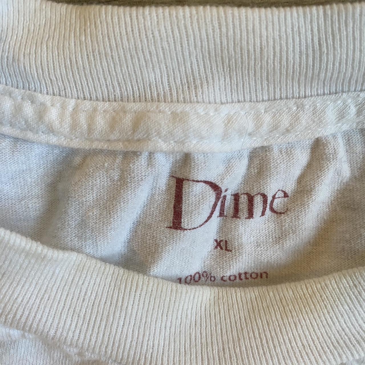 Dime Men's White T-shirt (2)
