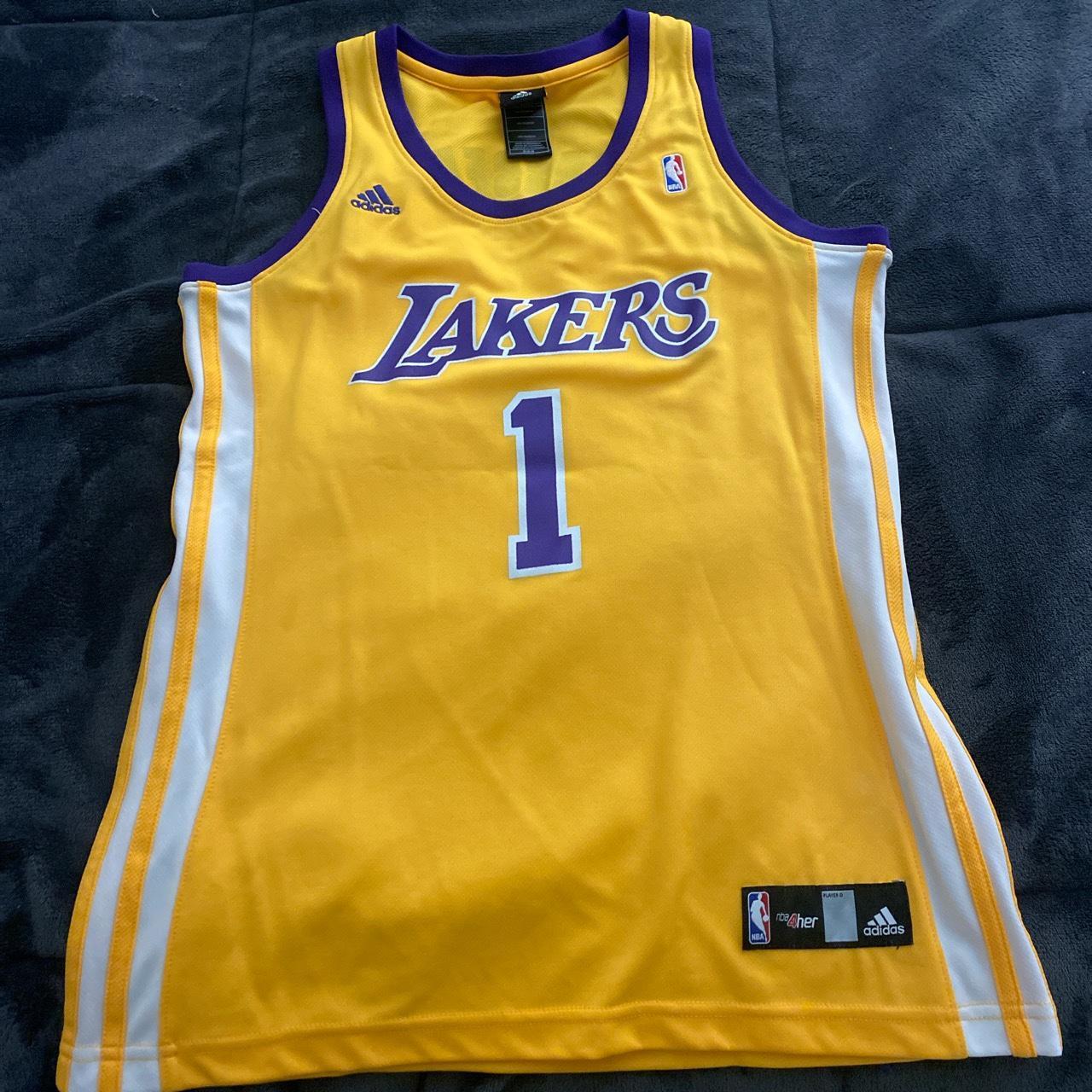 D’Angelo Russell Adidas Lakers Jersey NBA 4... - Depop