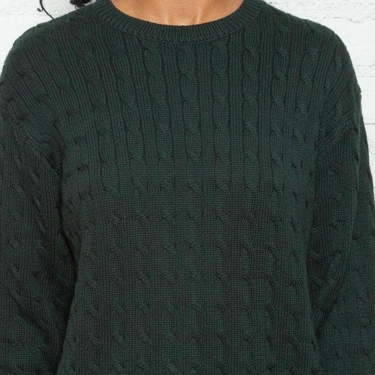 Brandy Melville Women's Sweater Green One size – Brandy