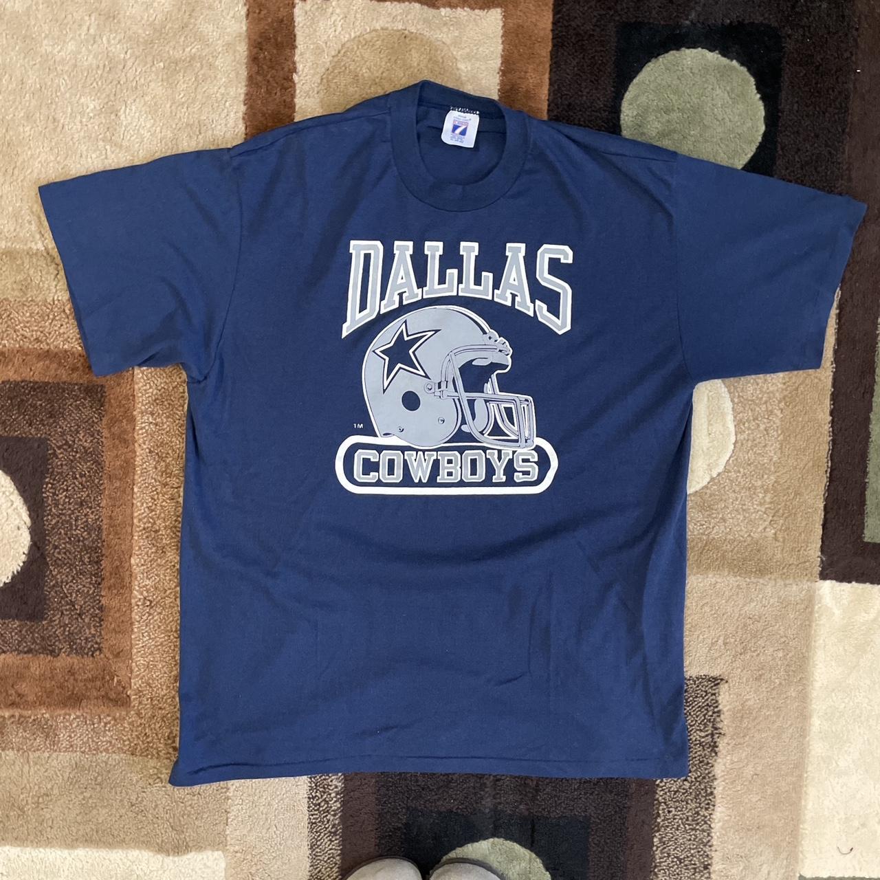 Retro Styled Dallas Cowboys T-Shirt Size: - Depop