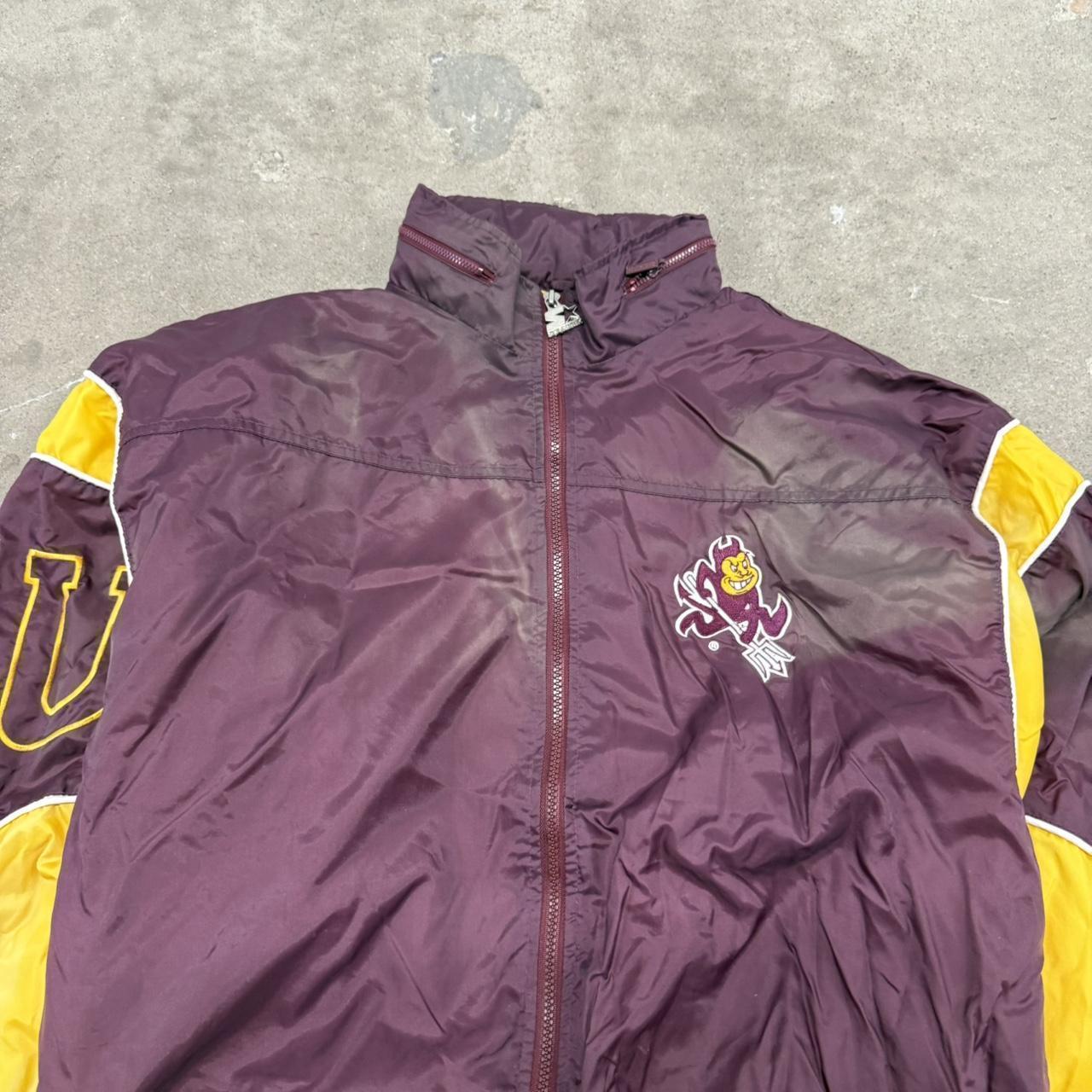 Starter Men's Jacket - Burgundy/Multi - L – vinta… - image 2