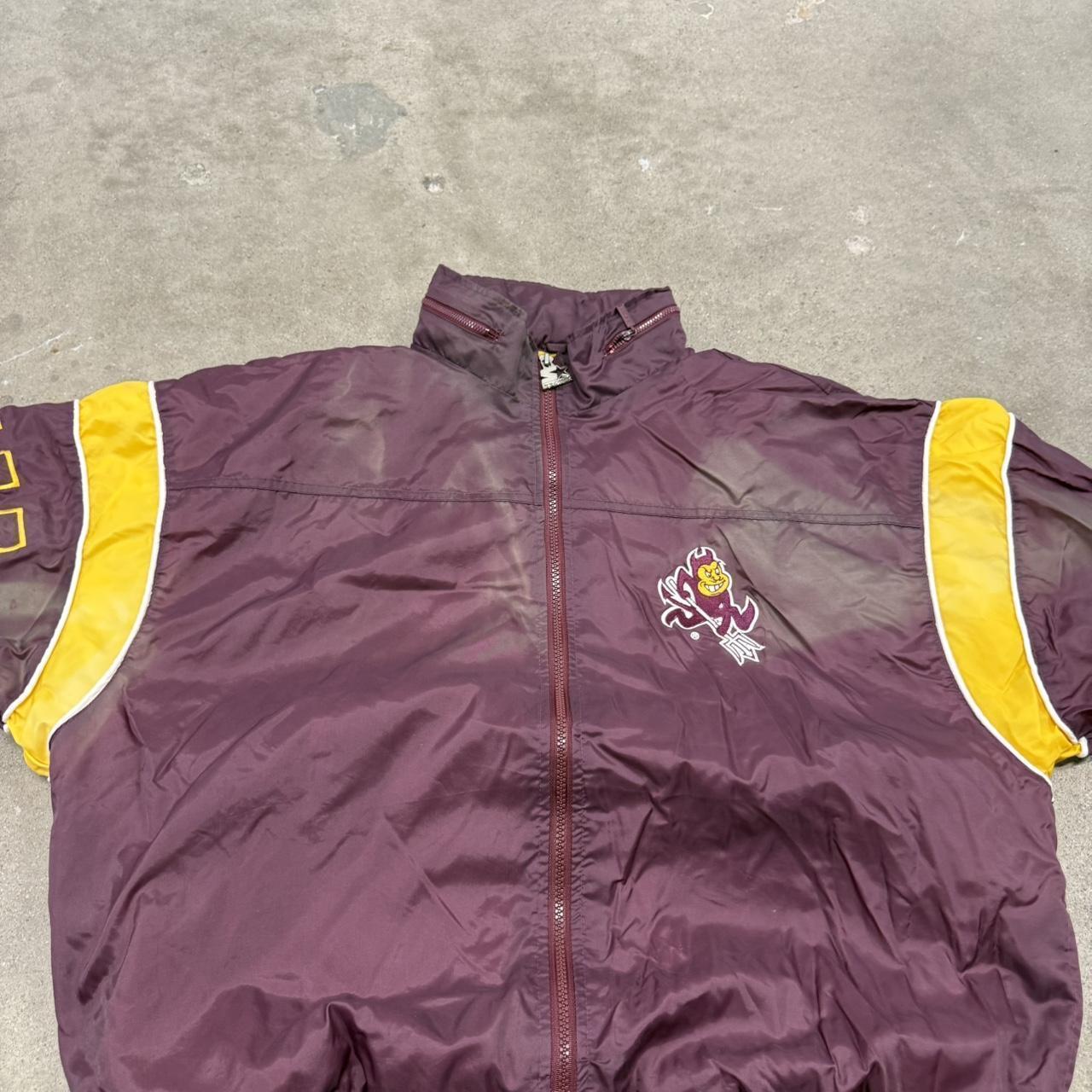 Starter Men's Jacket - Burgundy/Multi - L – vinta… - image 4