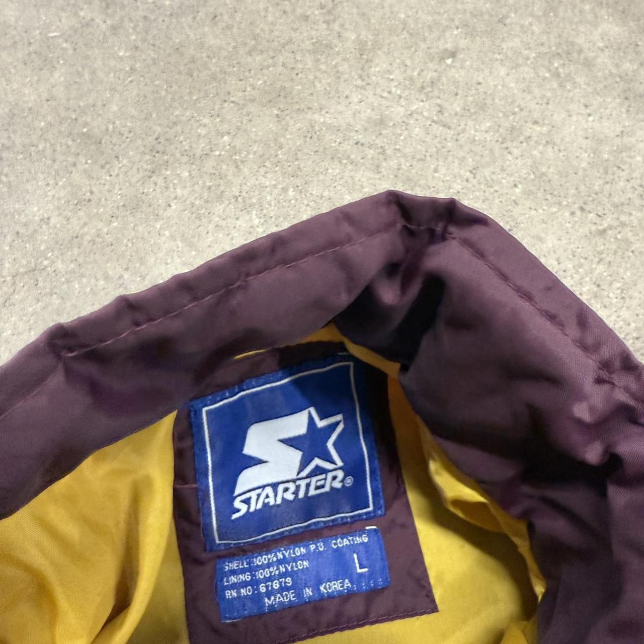 Starter Men's Jacket - Burgundy/Multi - L – vinta… - image 8