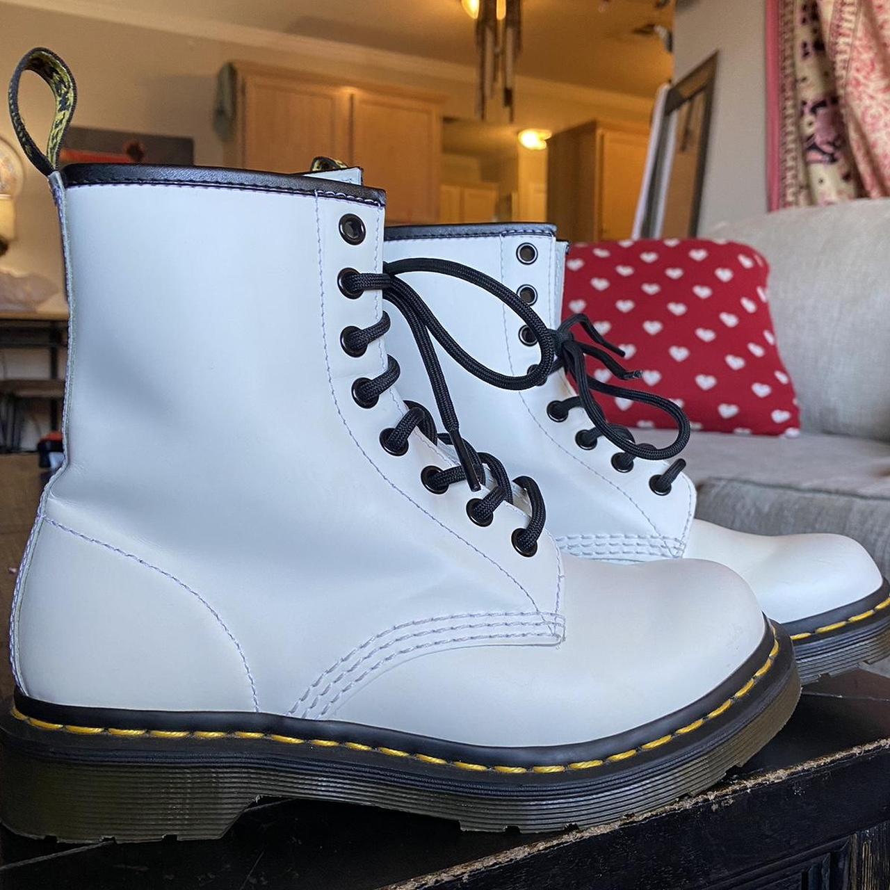 🌼Super cute white Doc Marten boots! 🌼Originally 170... Depop