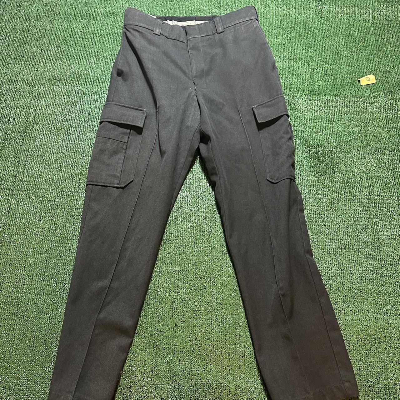 men-s-grey-and-black-trousers-depop