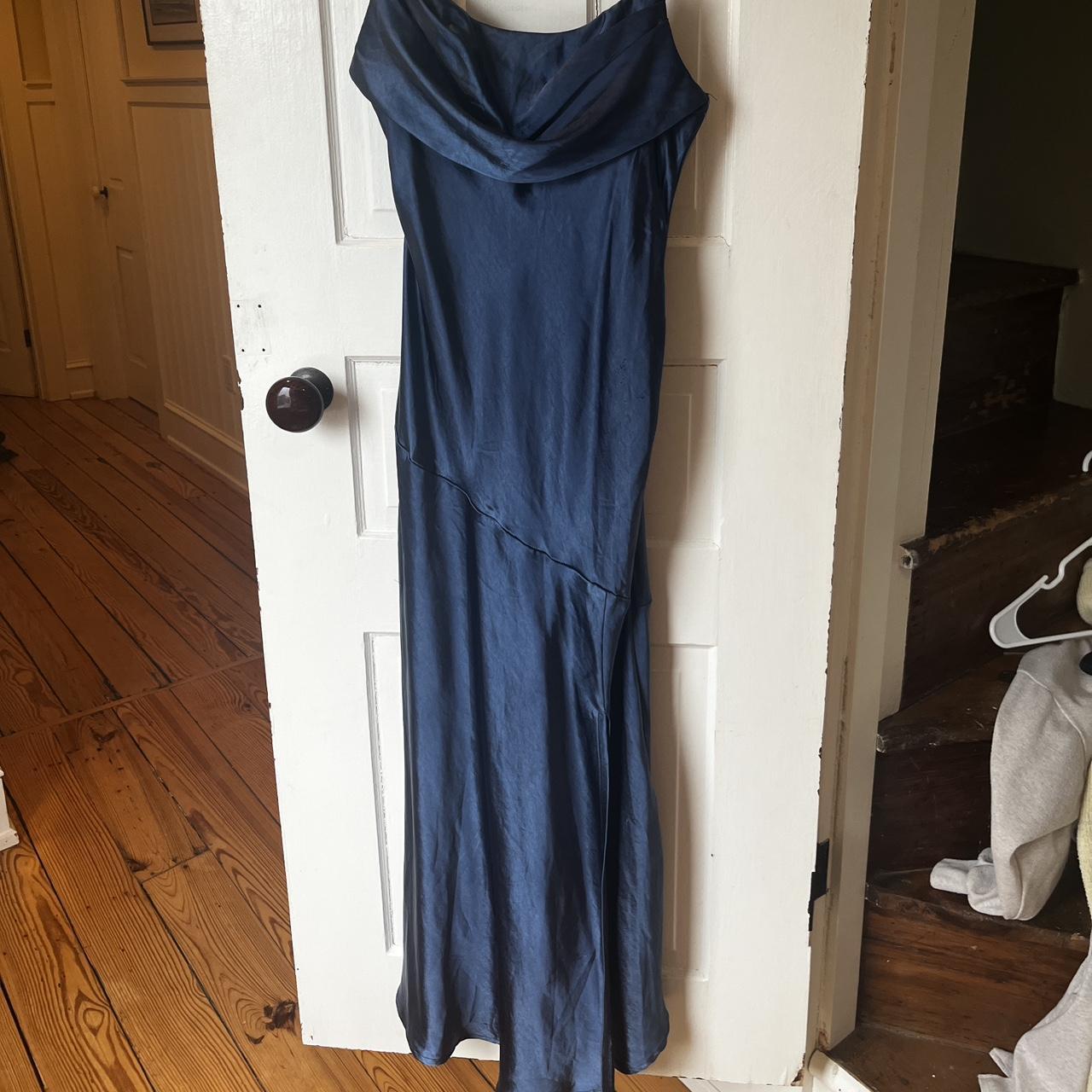 HELLO MOLLY Lychee Martini Midi Dress in Navy US... Depop