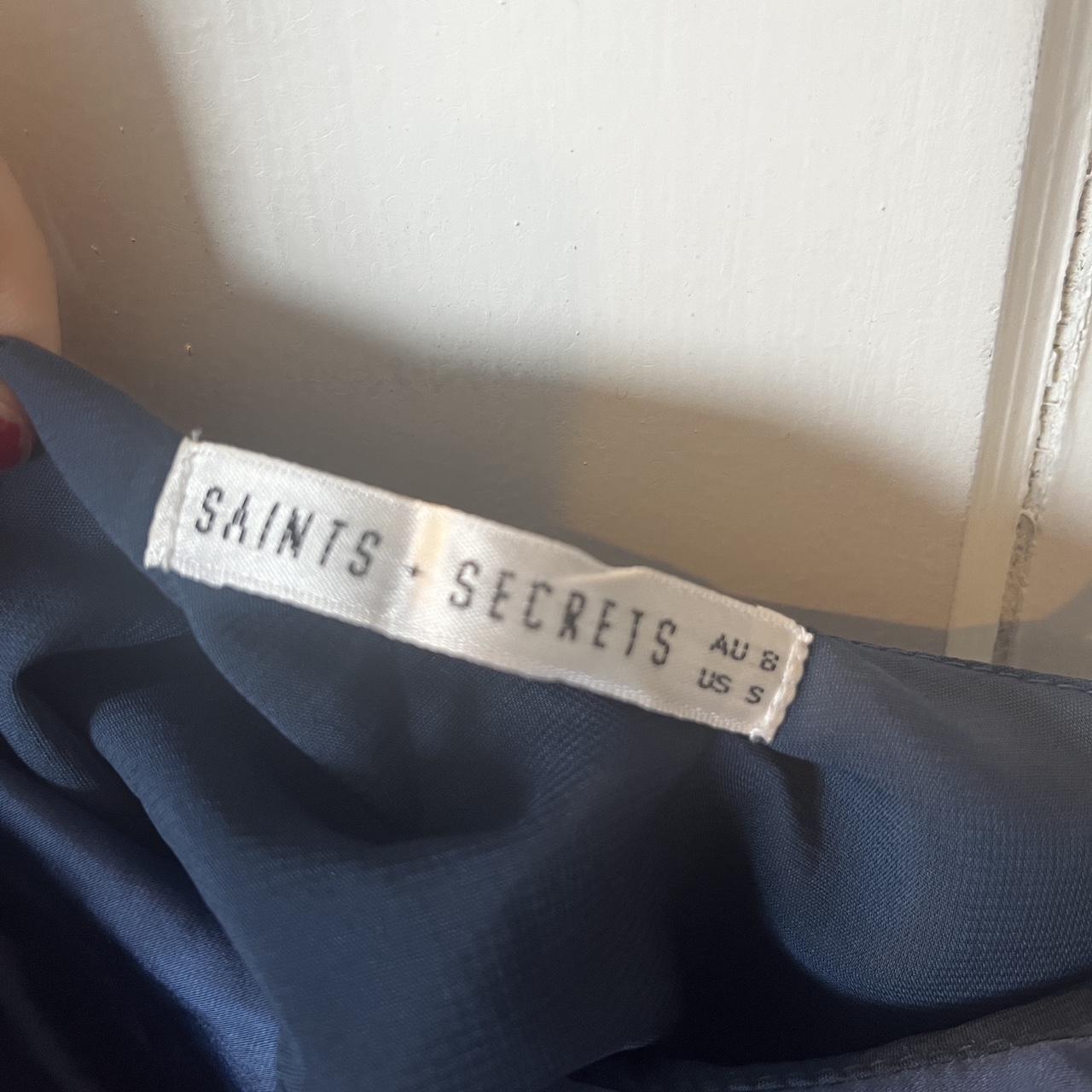 HELLO MOLLY Lychee Martini Midi Dress in Navy US... Depop