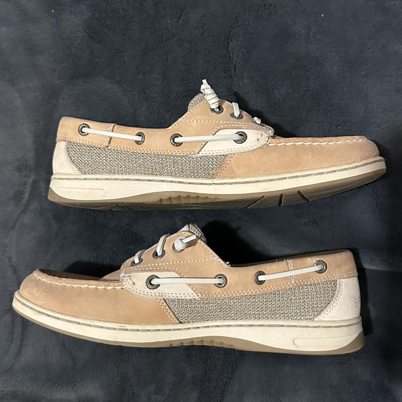 Sperry Women's Tan and Cream Boat-shoes (3)