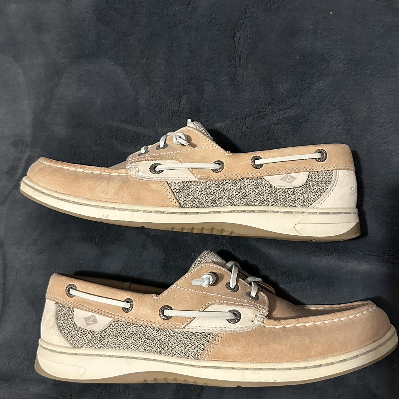 Sperry Women's Tan and Cream Boat-shoes (4)