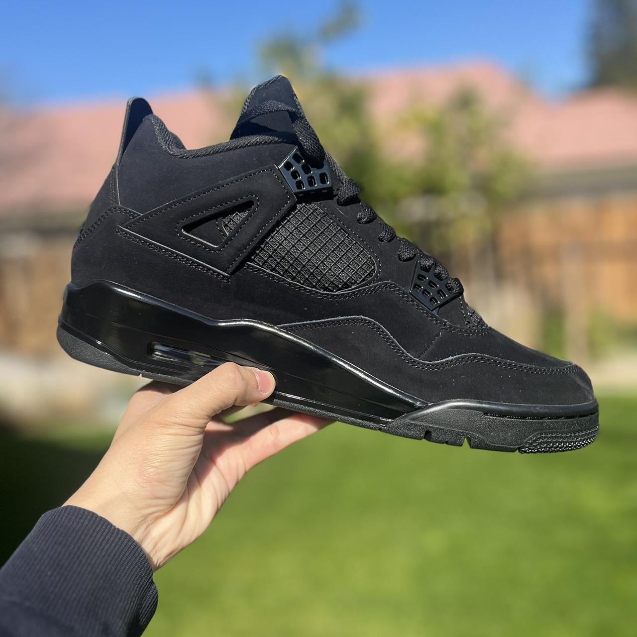 black cats jordan 4 gs