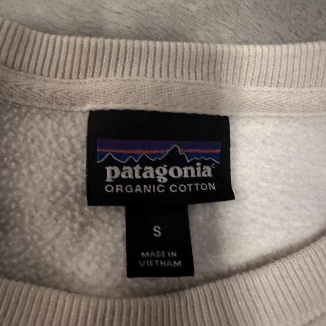 Patagonia Men's Cream and White Sweatshirt (4)