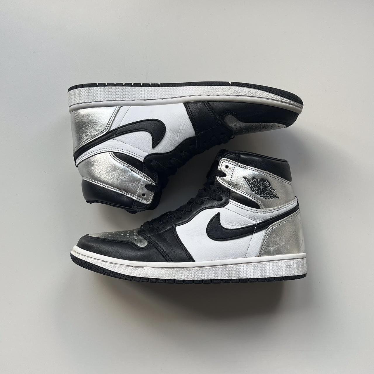 air jordan 1 silver toe mens