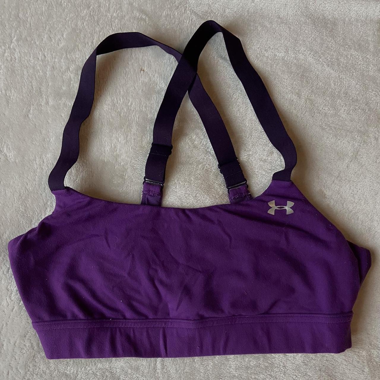 Under Armour Women's Purple Bra | Depop