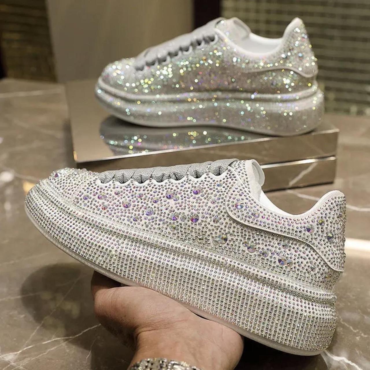 muguan rhinestone shoes