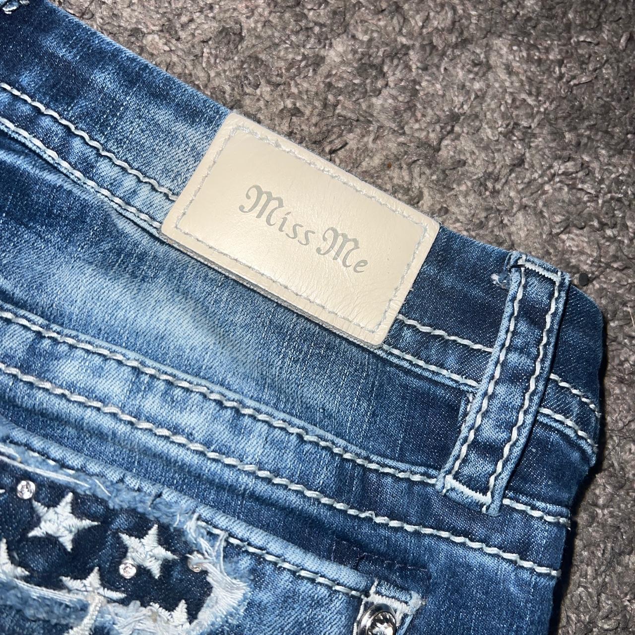 Platinum Plush Washed Embellished Blue Denim Jeans NOS Original Tags Size 7  - Etsy