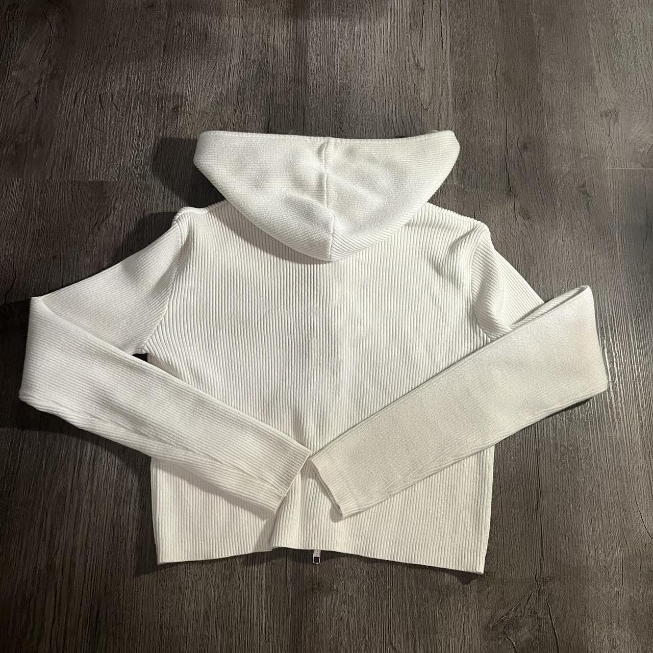 Brandy Melville Women's White Jacket Depop