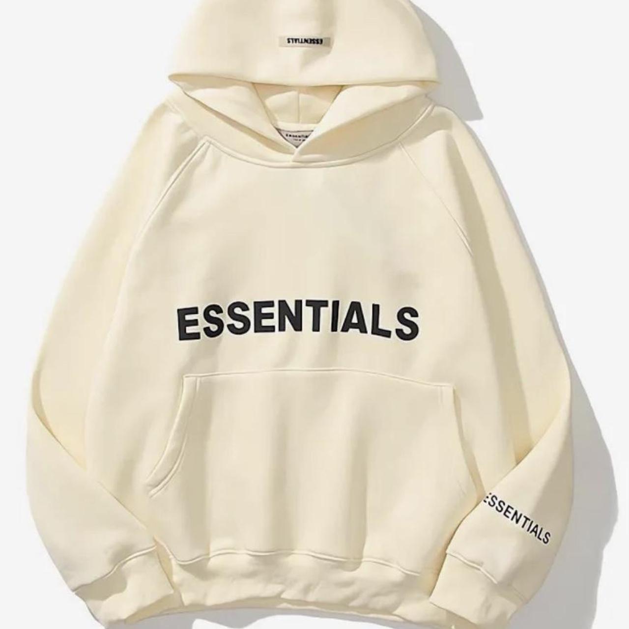 Medium essentials hoodie Never worn perfect... - Depop