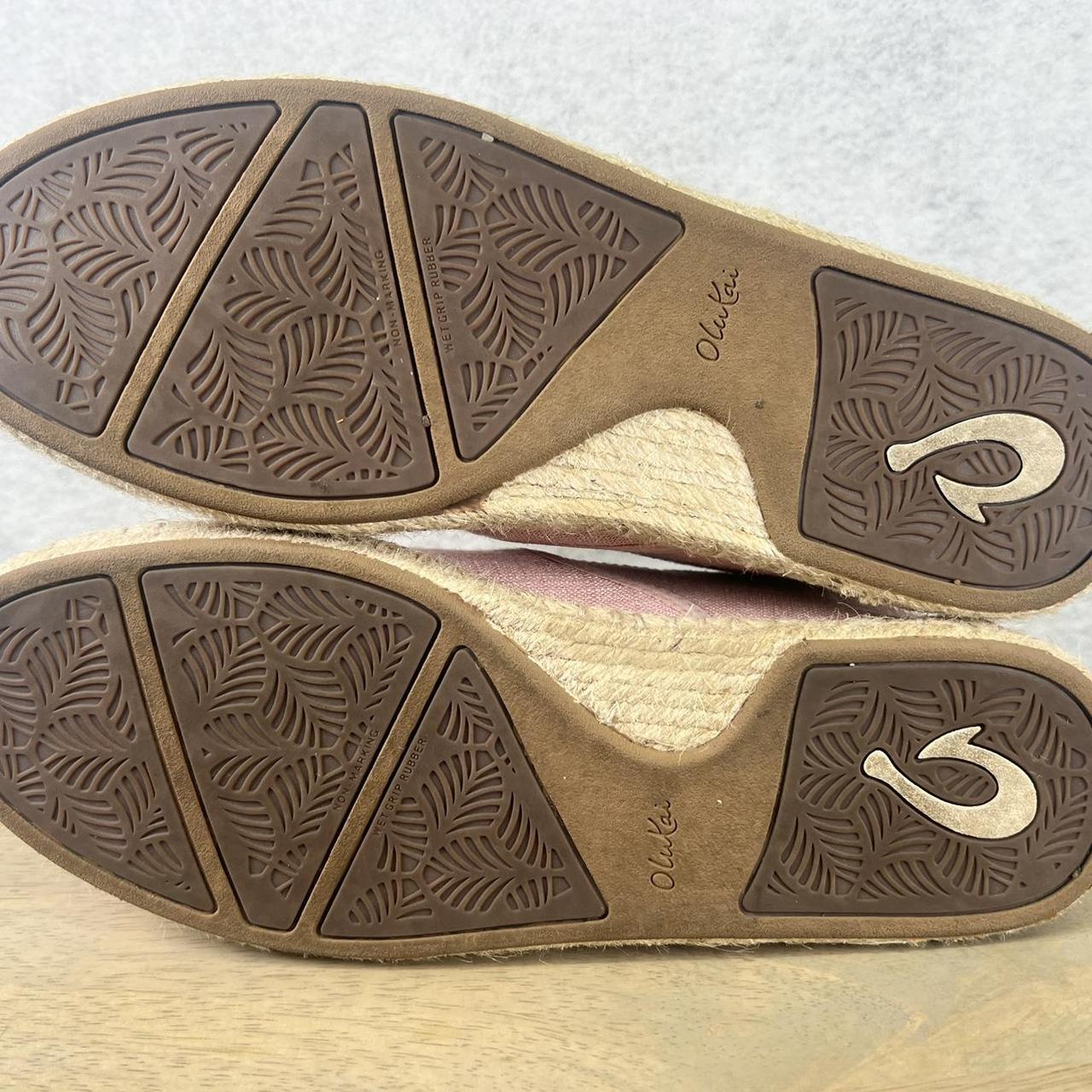 New popular Olukai Kaula Pa'a Kapa Rose Sea Salt Shoes Size 8.5