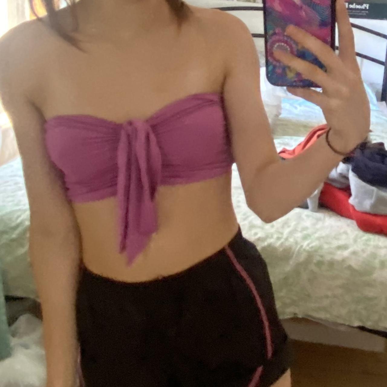 Glassons pink bikini top perfect condition Depop