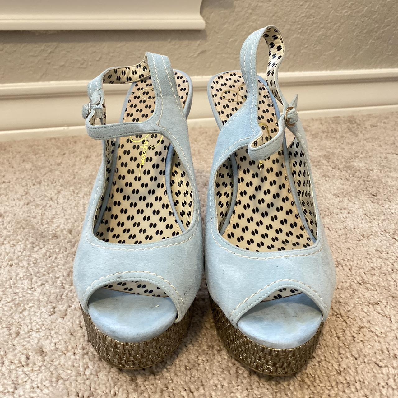 Jessica simpson blue outlet heels