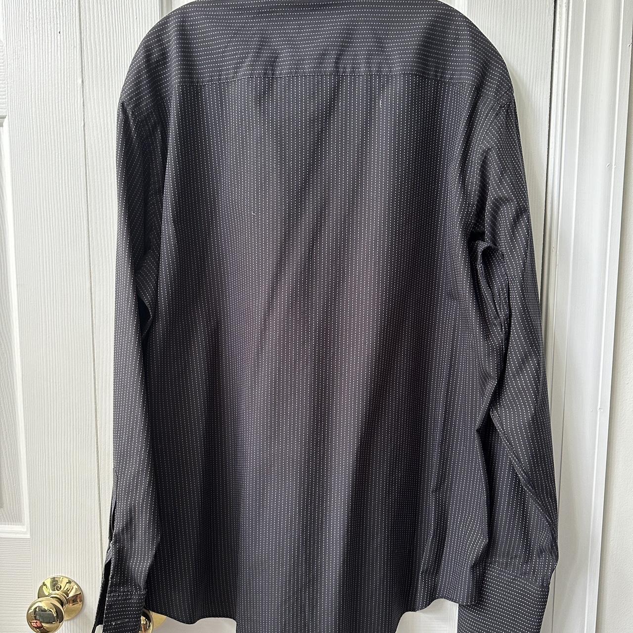 Bugatchi Men's Grey and Black Shirt (2)