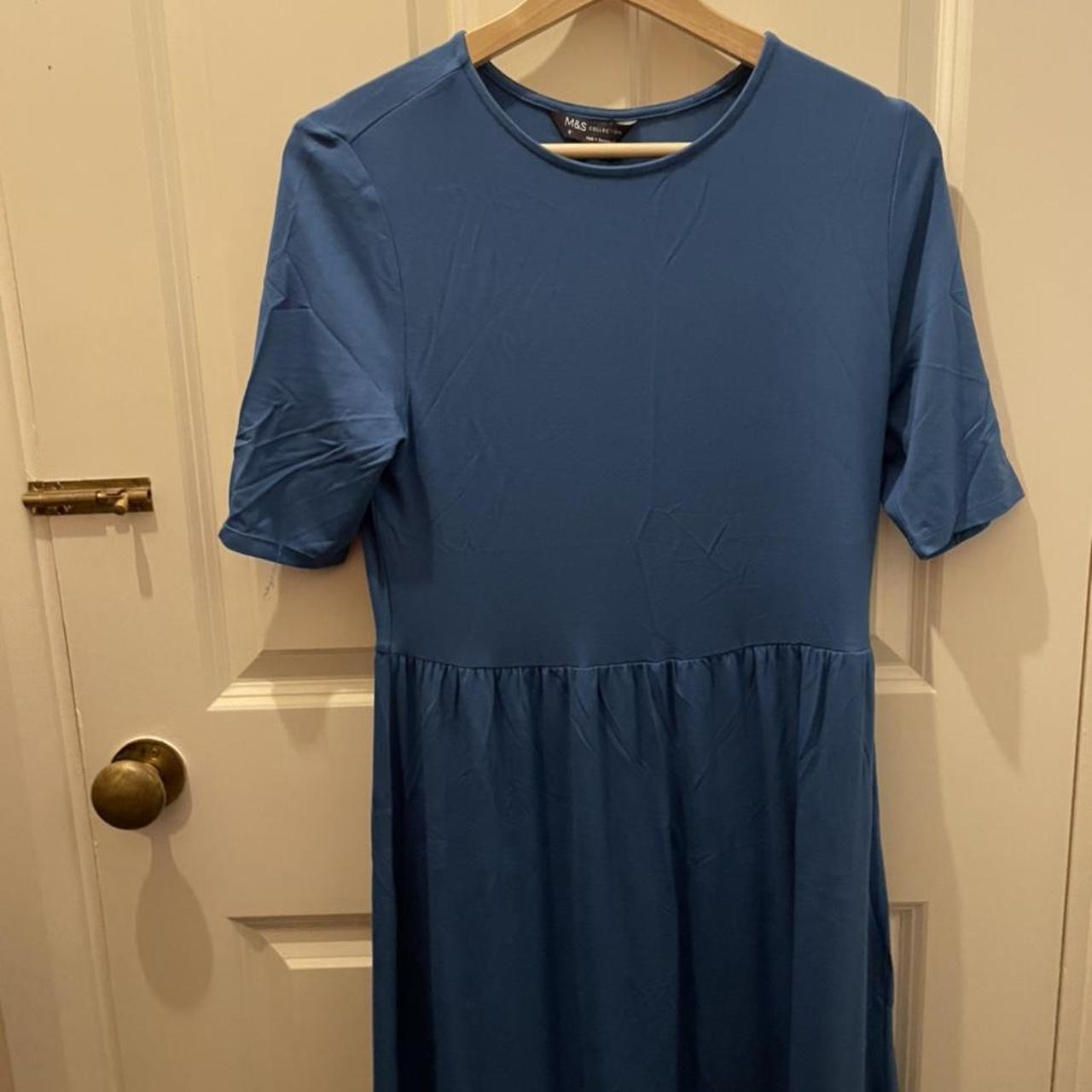 True Blue M&S Midi Dress Get ready to turn heads... - Depop