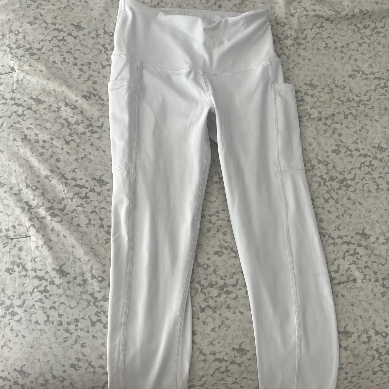 White 90 Degree leggings - Depop