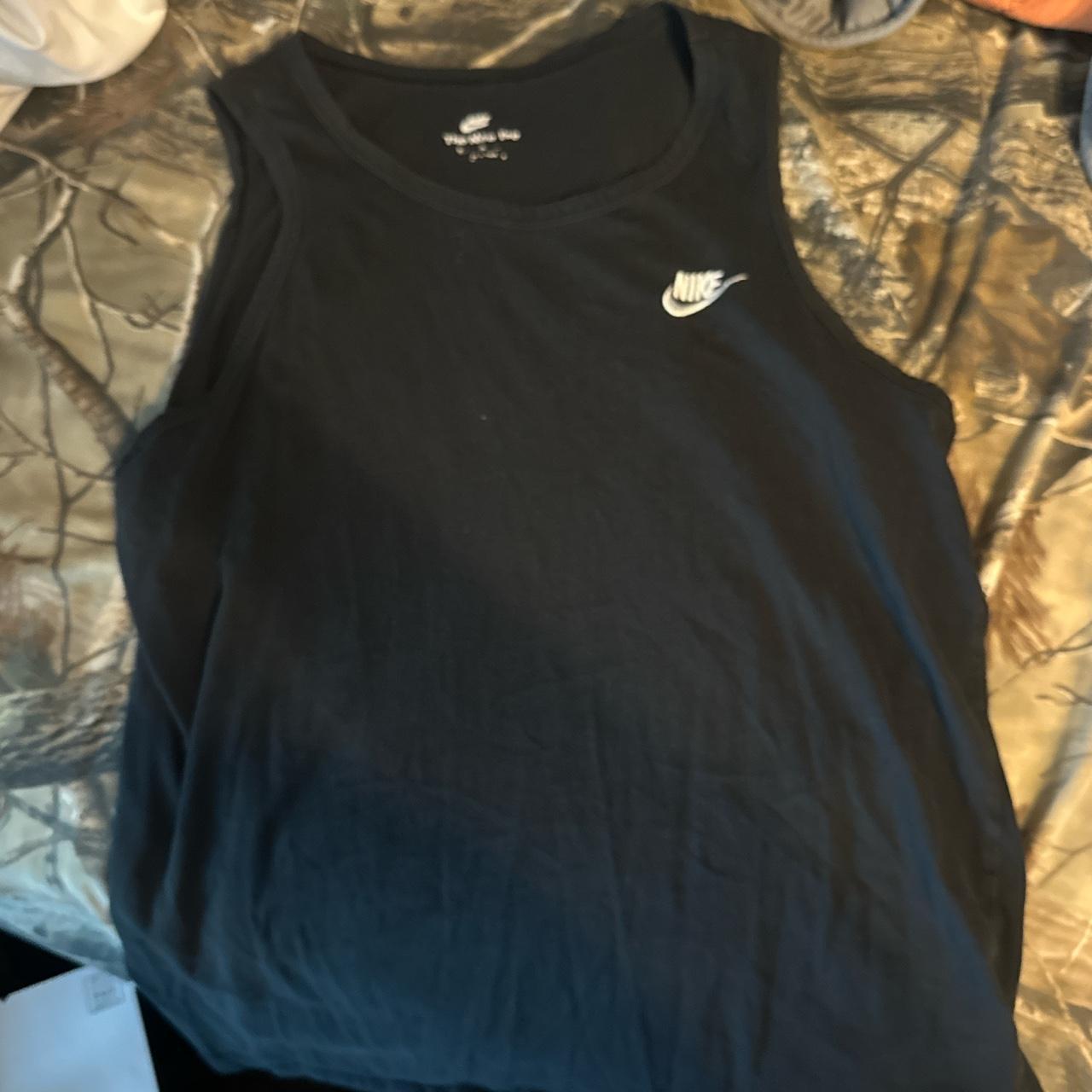 mens black nike tank top