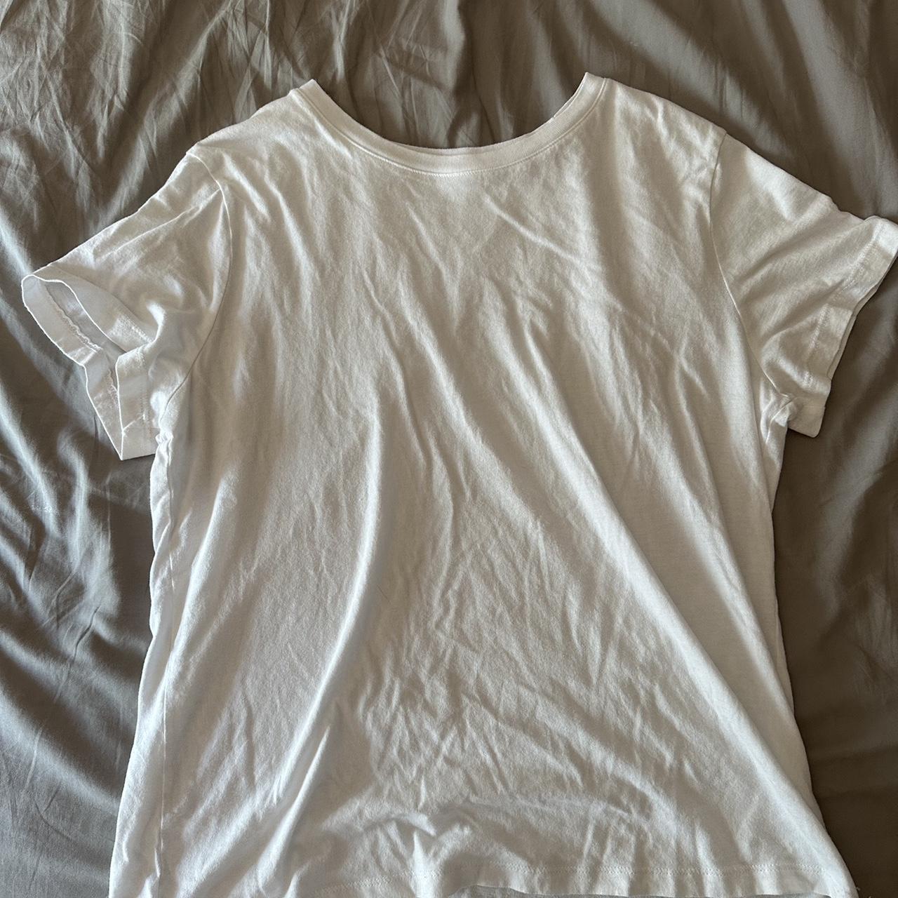 A New Day T-Shirt - White Size: XL Plain white... - Depop