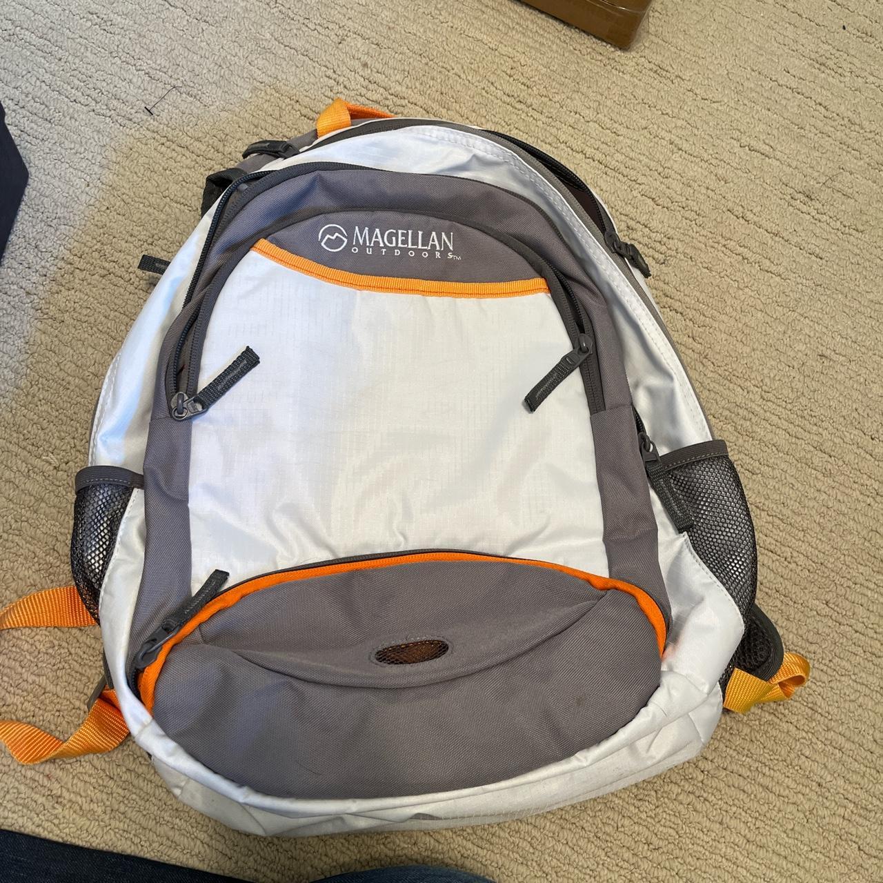 magellan outdoors backpack in gray orange and Depop