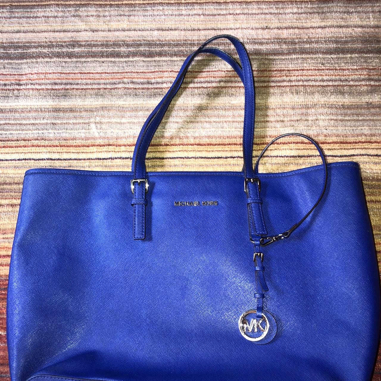 navy blue michael kors sneakers