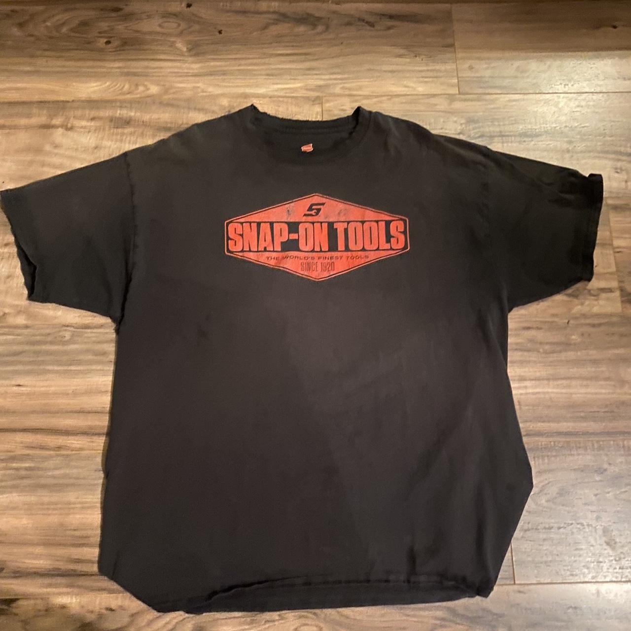 Snap On Tools Tshirt good fading Fits like XL, DM... - Depop