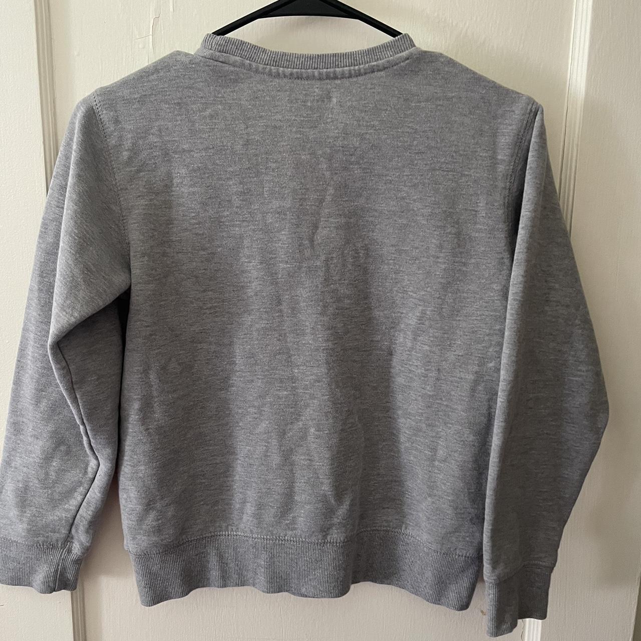 Champion Grey Jumper | Depop