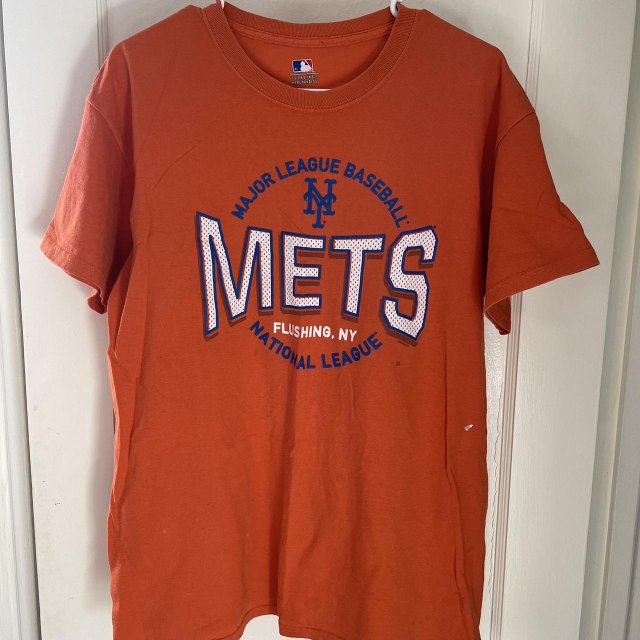 NY METS LOS METS Budweiser Men's Orange T-Shirt NEW - Depop