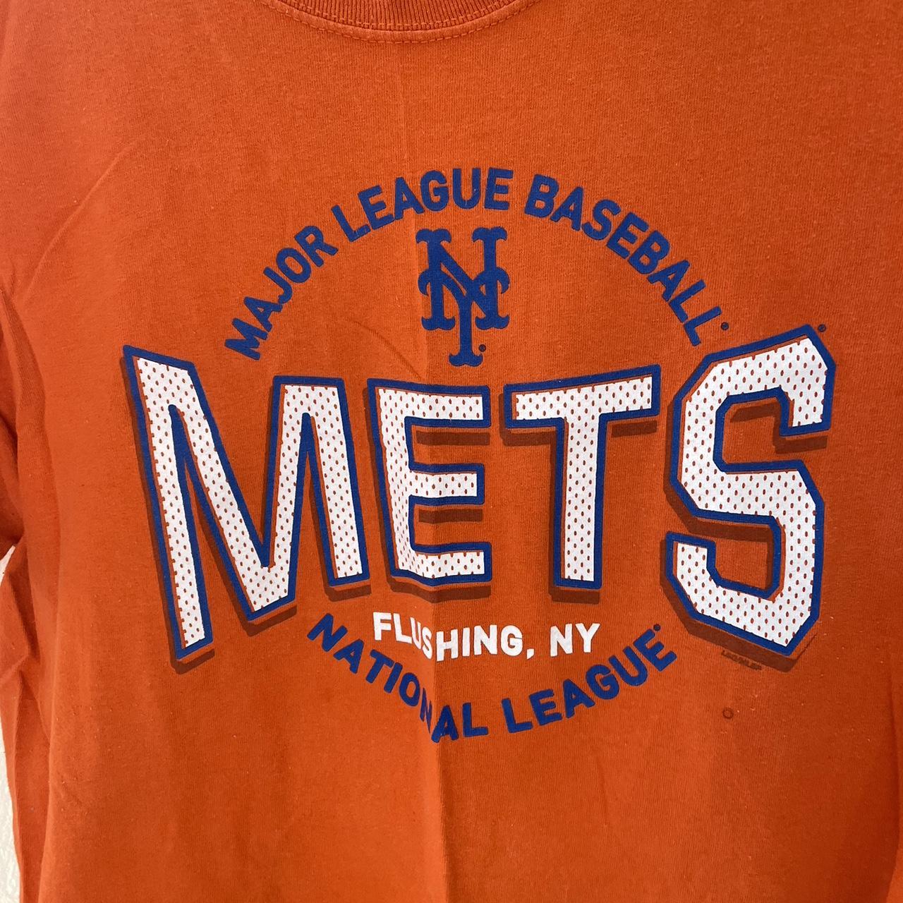 NY METS LOS METS Budweiser Men's Orange T-Shirt NEW - Depop