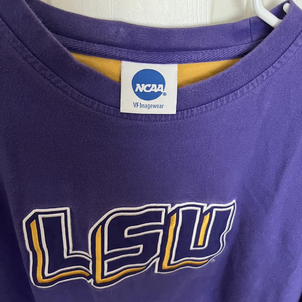 Vintage LSU TIGERS all over print tee shirt Geaux - Depop