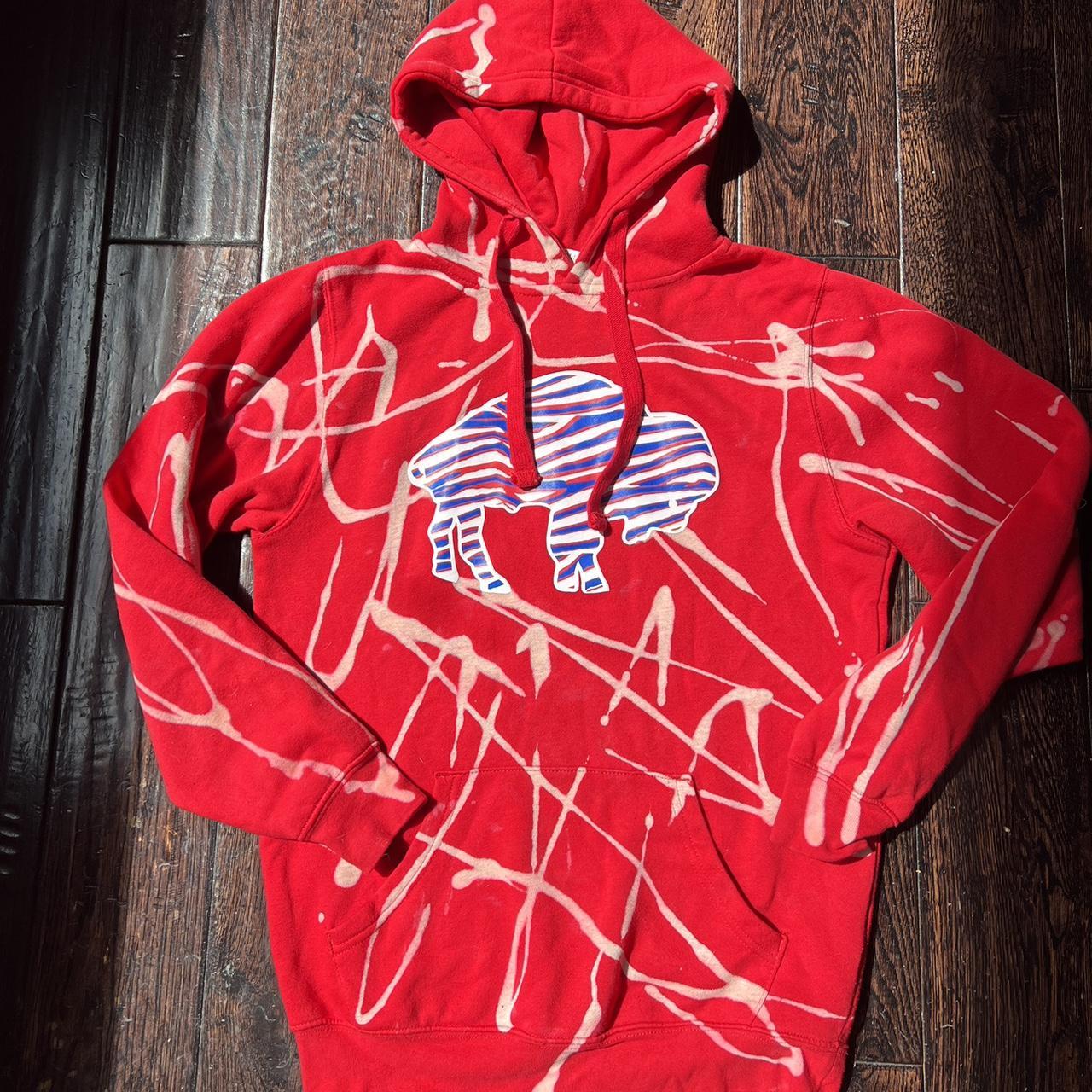 Buffalo Bills Zip up Hoodie. In perfect condition - Depop