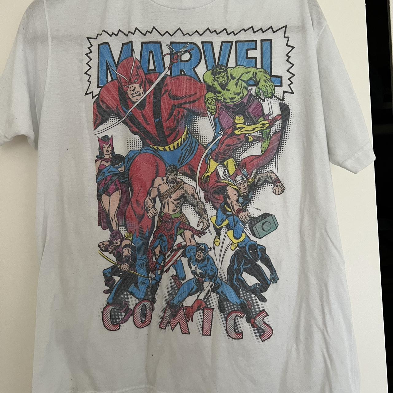 Marvel tee shirt , marvel brand - Depop