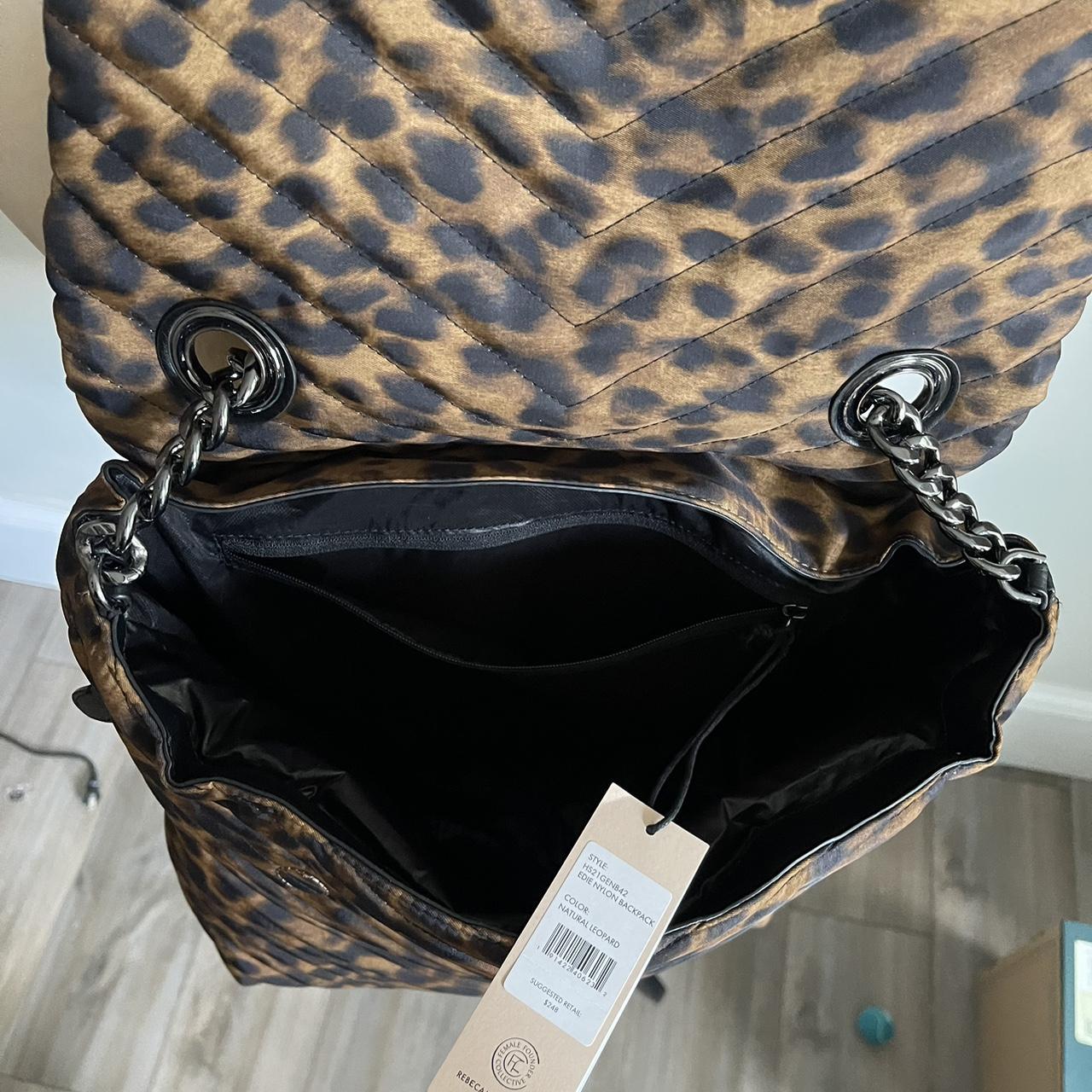 Rebecca minkoff leopard backpack hot sale