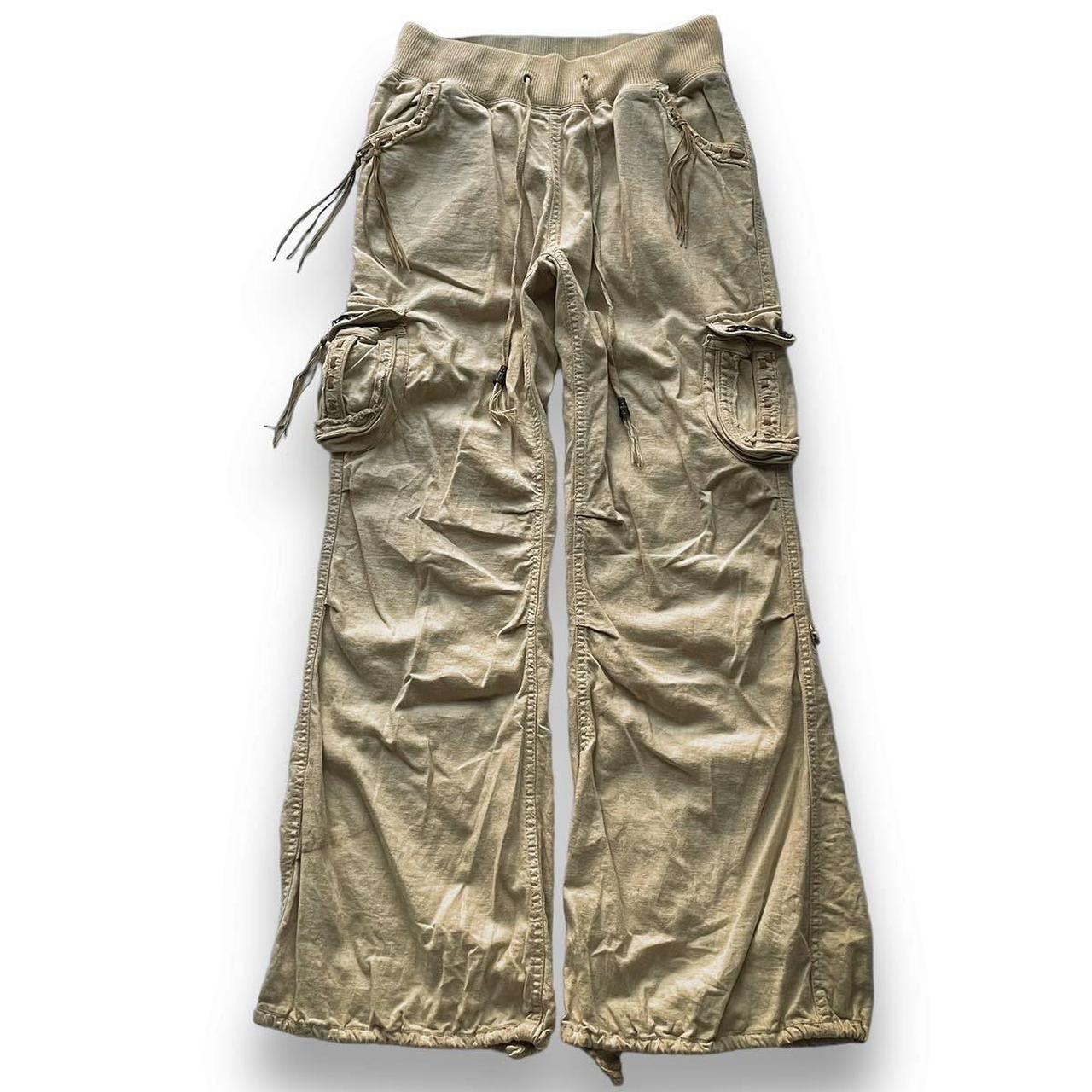 00s g.o.a PARACHUTE FLARED CARGO PANTS ゴア パラシュート カーゴ