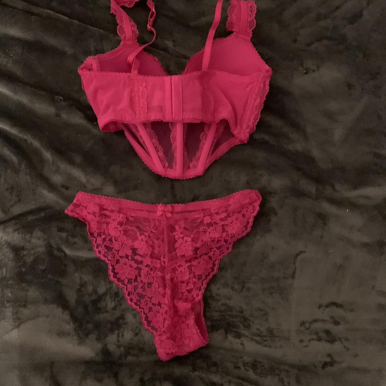 Boux avenue lingerie set Corset top- 32B Worn... - Depop