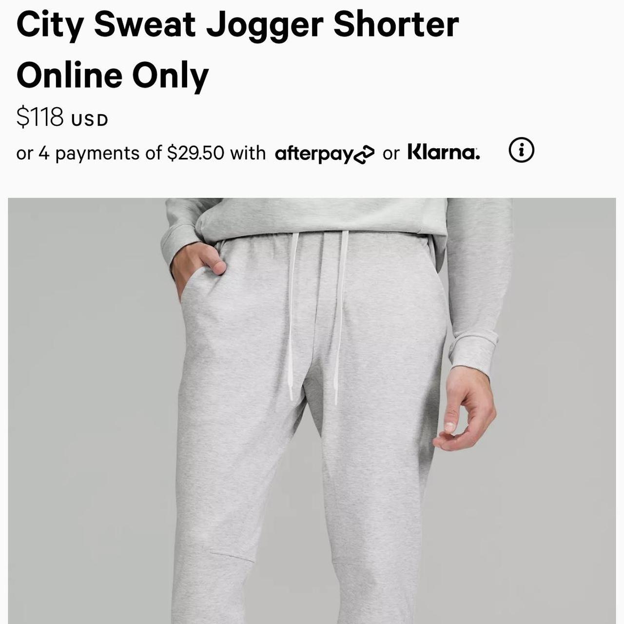 Lululemon city sweat in dark grey Drawstring is - Depop