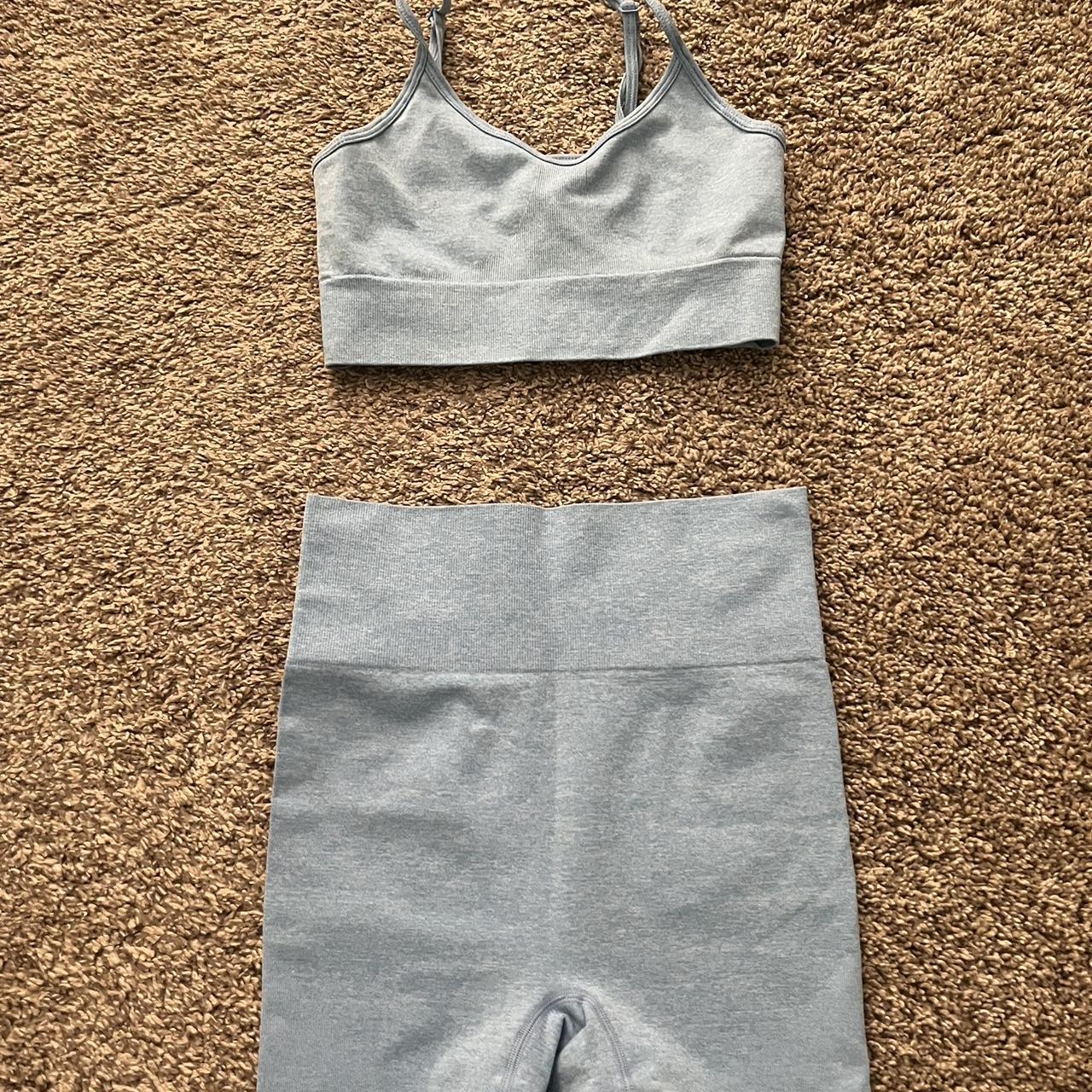 Light blue workout set size small!! Very form... Depop