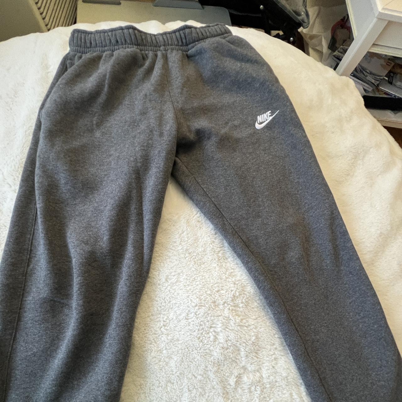 Nike grey sweatpants #nike - Depop