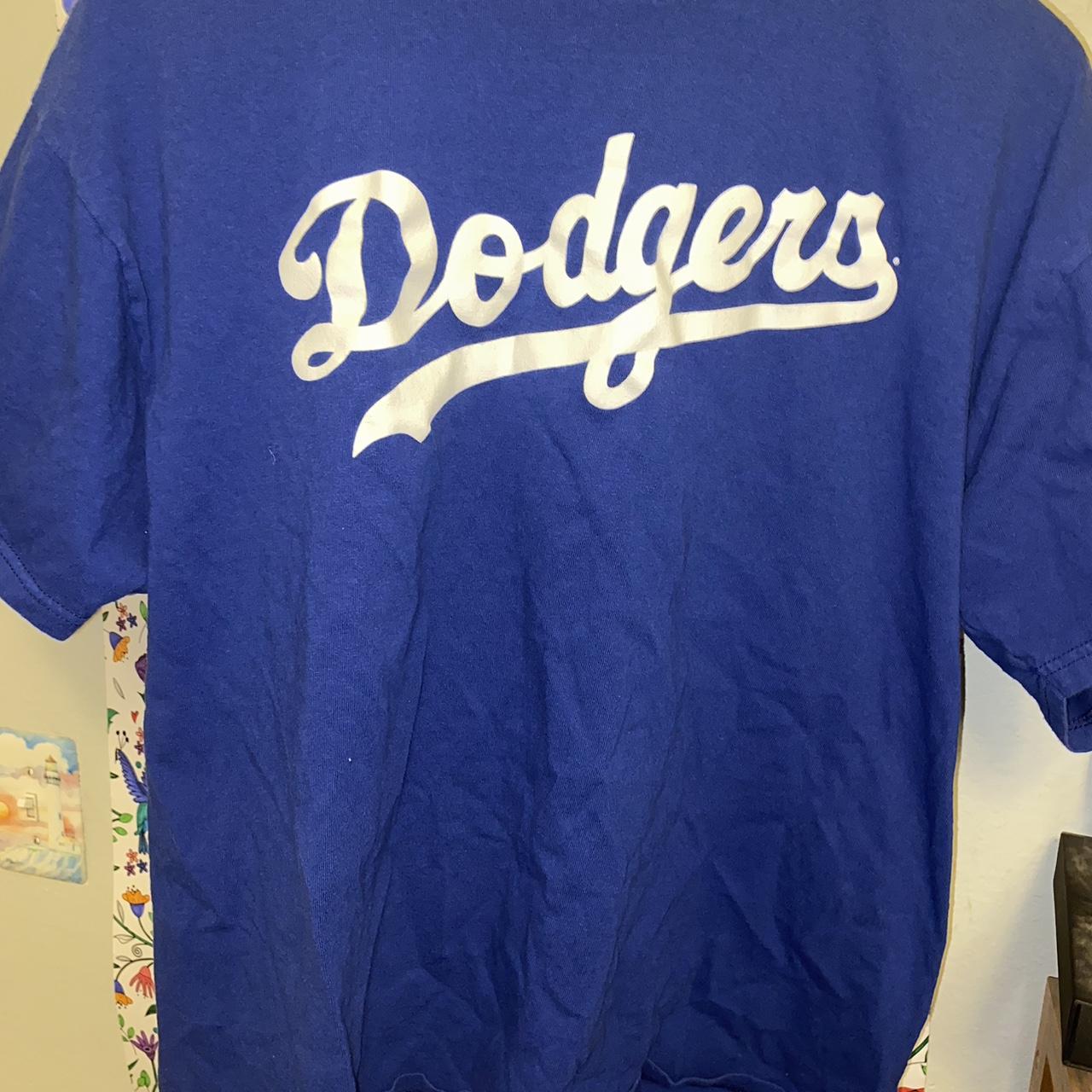 Vintage MLB Majestic LA Dodgers T-Shirt #dodgers - Depop